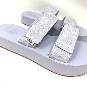 Vans Women's Cayucas Slide Suede Mega Platform Sandals | Size 8